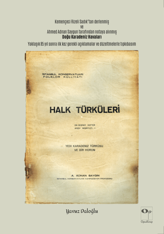 Yedi Karadeniz Türküsü ve Bir Horon
